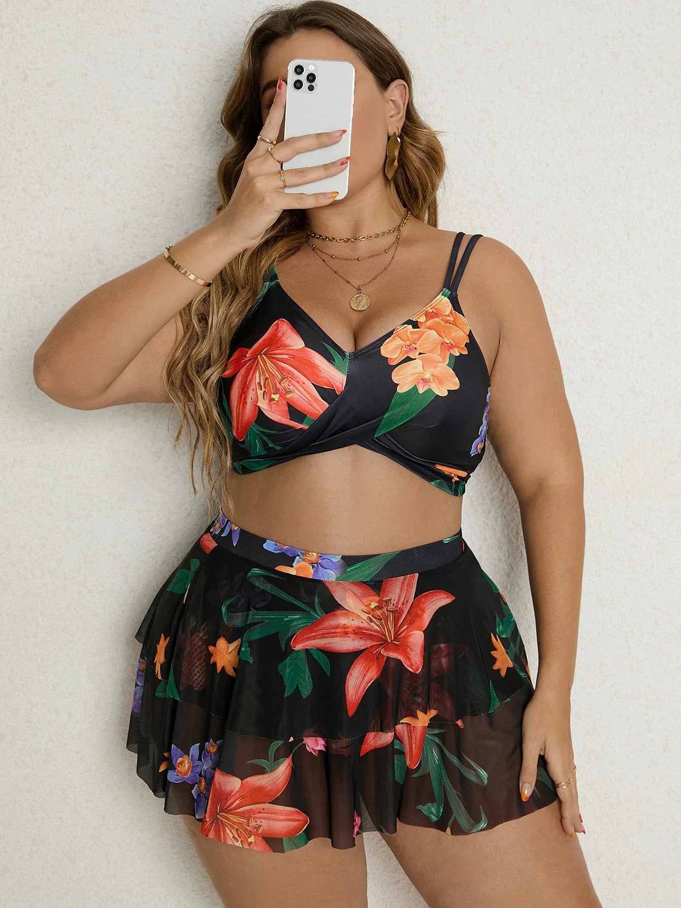 Conjunto 3 Peças Plus Size Amara G3
