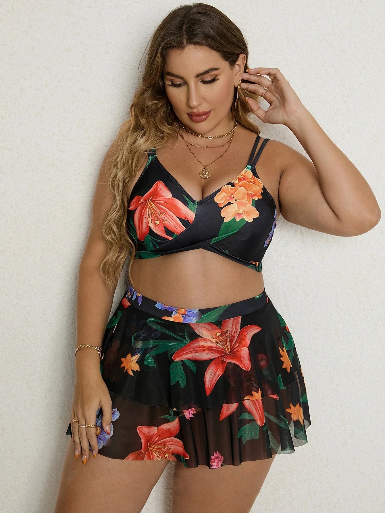 Conjunto 3 Peças Plus Size Amara G3