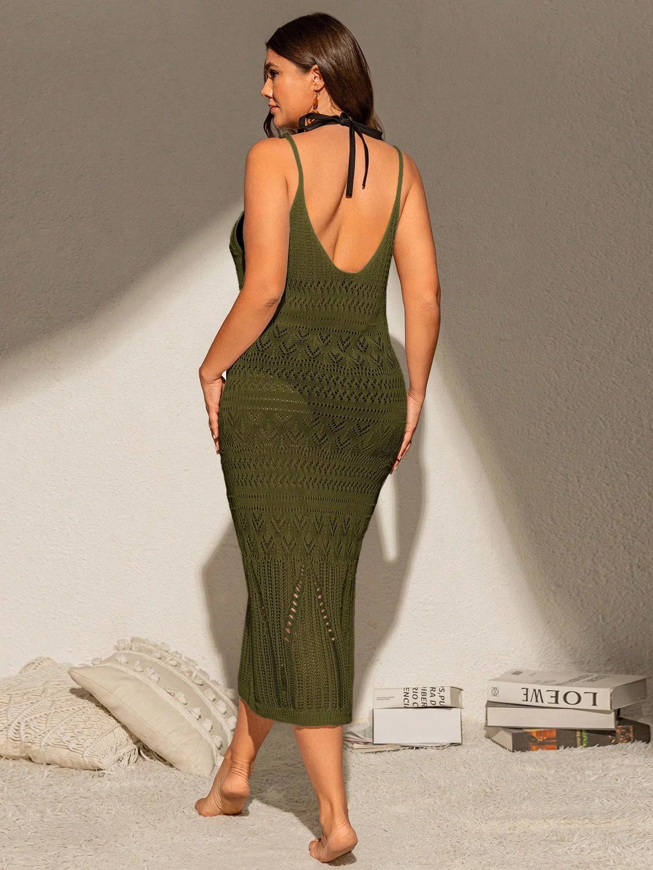 Saída de Praia Plus Size Minimalista
