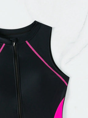 Maiô Esportes Zíper Frontal GG