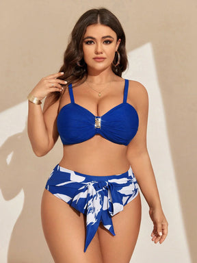 Conjunto de Biquíni Plus Size 3 Peças Vivian G4