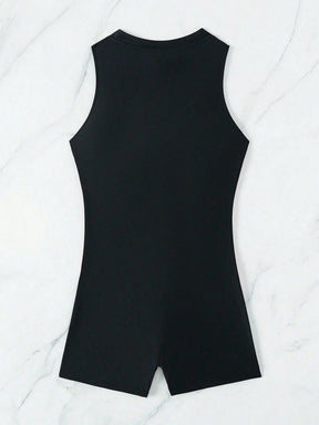 Maiô Esportes Zíper Frontal