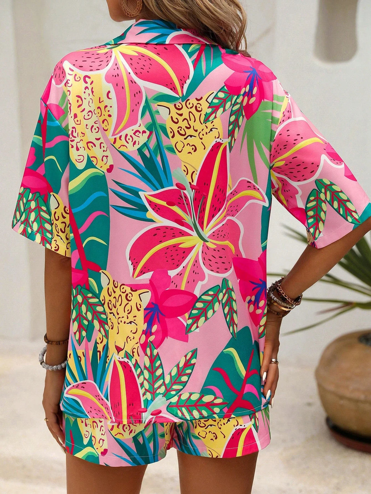 Conjunto Feminino Casual Estampado G