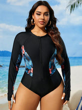 Maiô Plus Size Plantas Tropicais