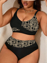 Biquíni Plus Size Estampa Geométrica Sexy