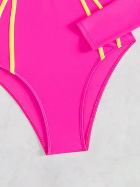 Maiô Zíper Frontal Binding M