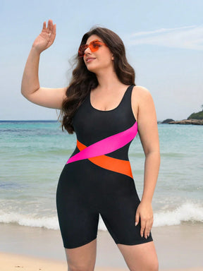 Maiô Natação/Hidroginástica Plus Size Monroe