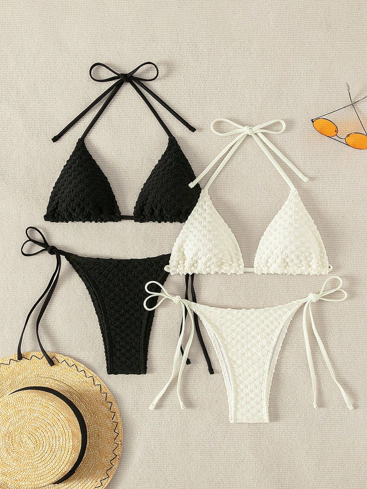 Kit 2 Conjuntos de Biquíni Cortininha M
