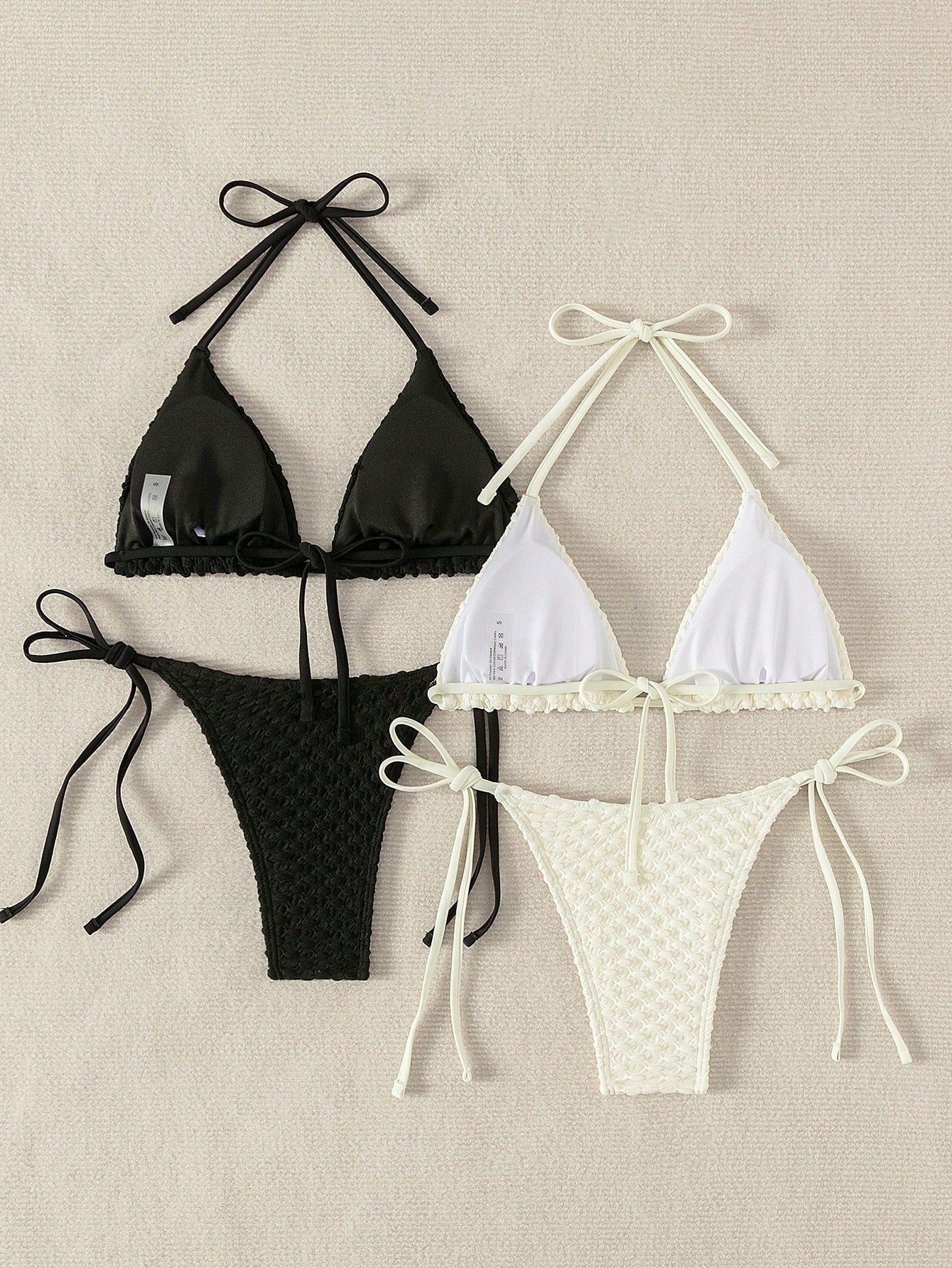 Kit 2 Conjuntos de Biquíni Cortininha M