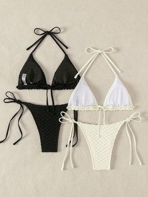 Kit 2 Conjuntos de Biquíni Cortininha M