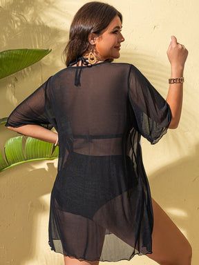 Saída De Praia Plus Size Beleza Natural