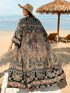Saída De Praia Plus Size Longa Juliana