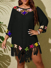 Saída De Praia Plus Size Noite Florida